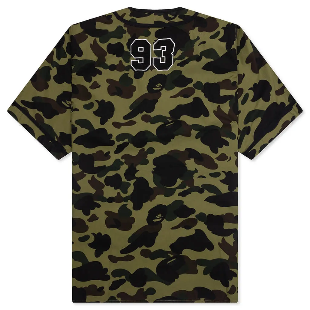 1st Camo Baseball Shirt - Green