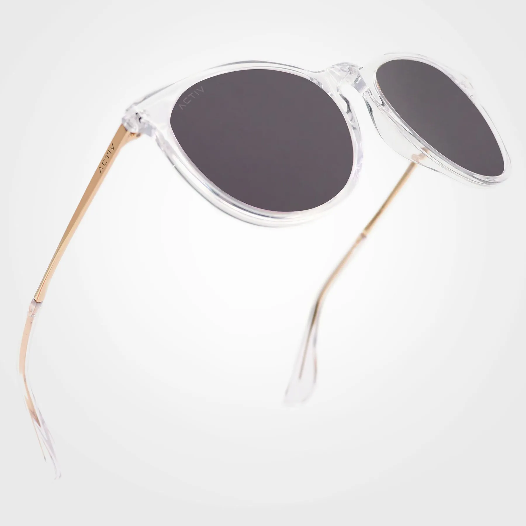 ACTIV - T2B Gloss Clear & Gold with Cool Grey Lens