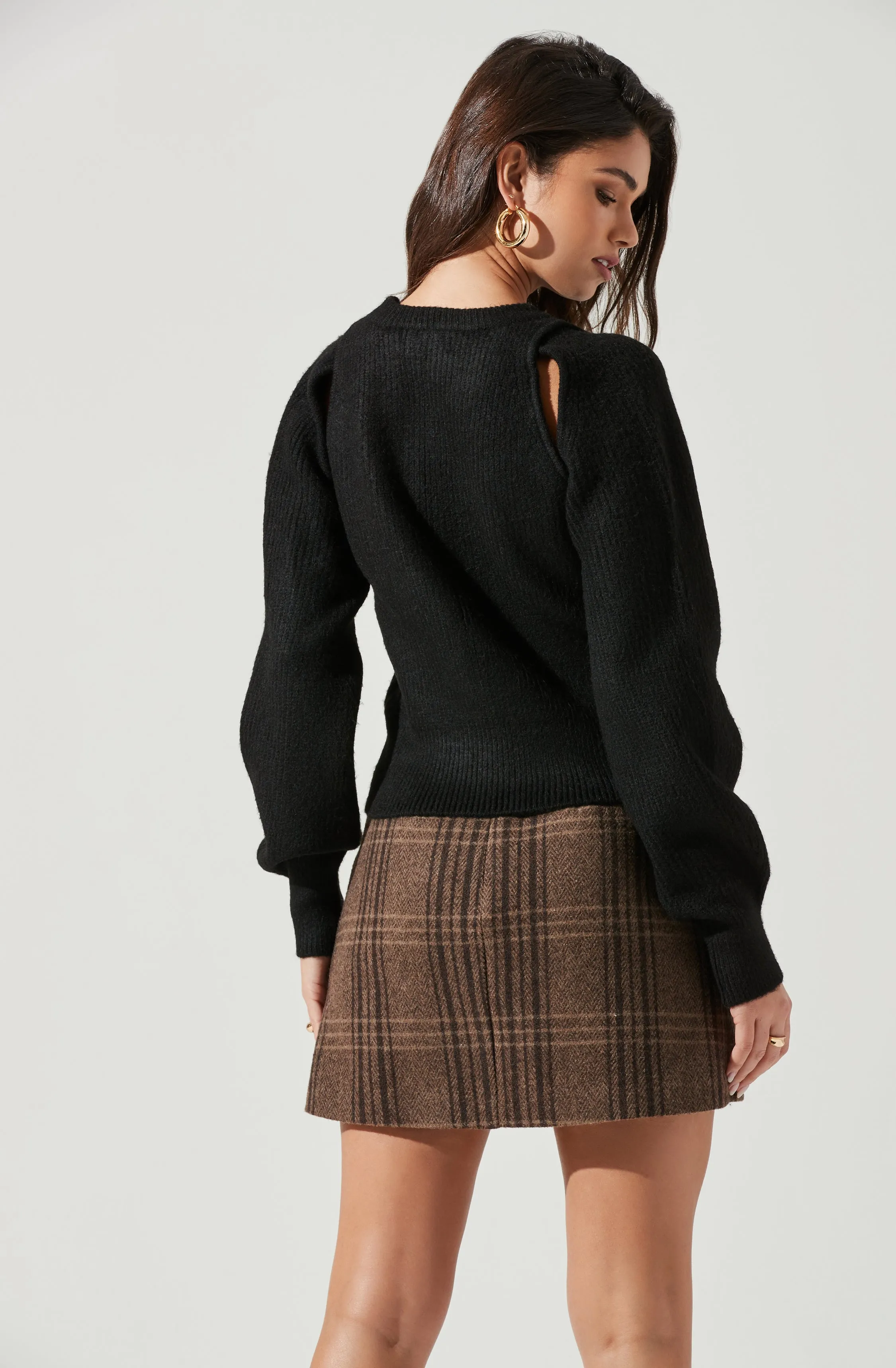 Adira Shoulder Cutout Sweater