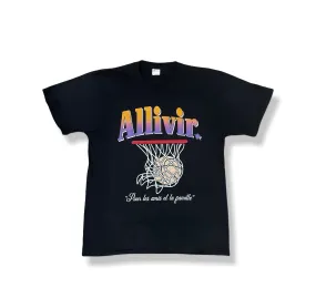 ALLIVIR LEAGUE VINTAGE T-SHIRT BLACK