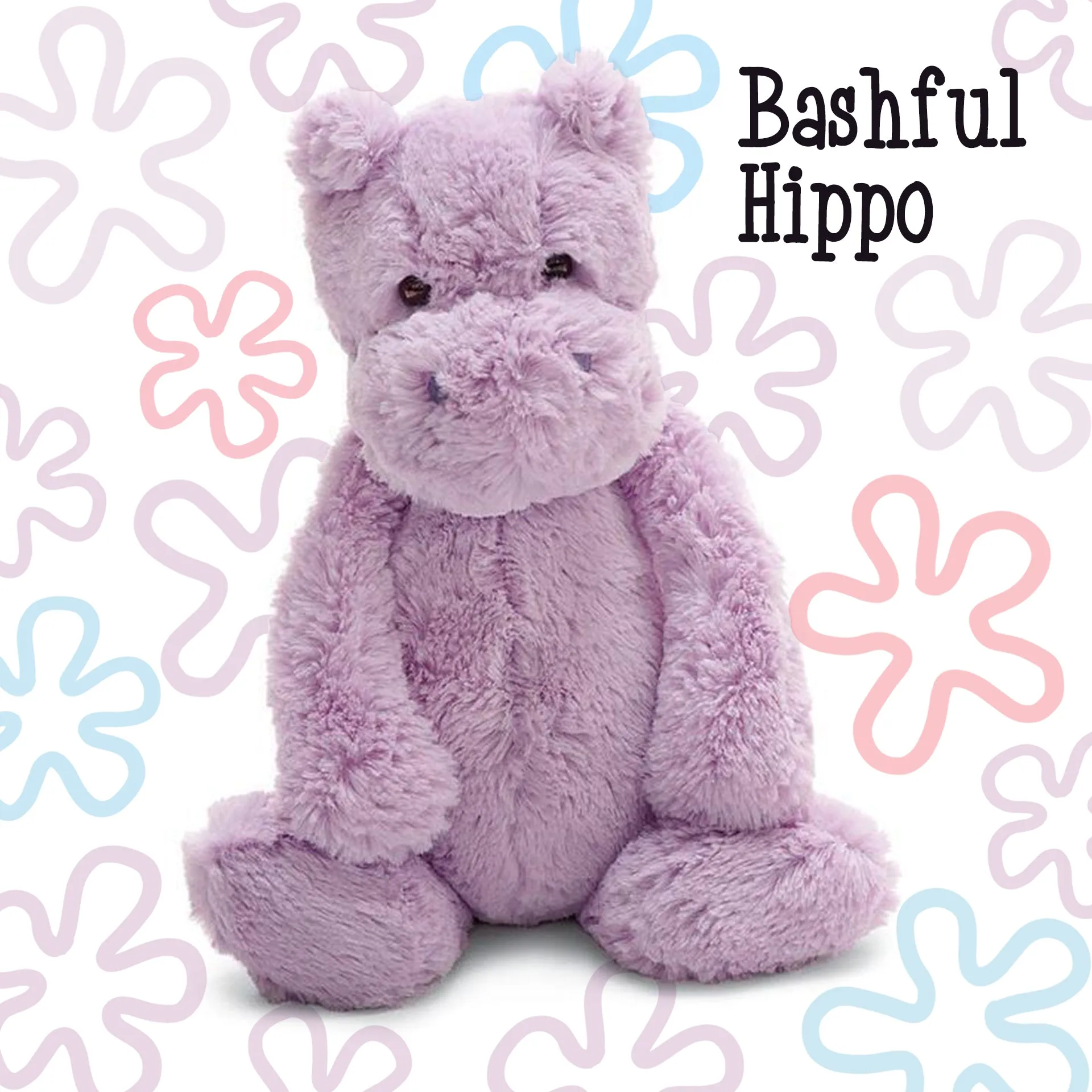 Bashful Hippo Medium 12