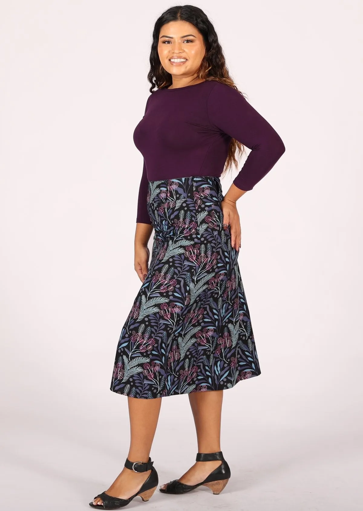 Belt Loop Skirt Obsidian