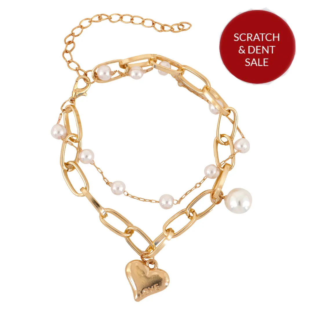 Bewitched Steal My Heart Gold Bracelet Set - Sample