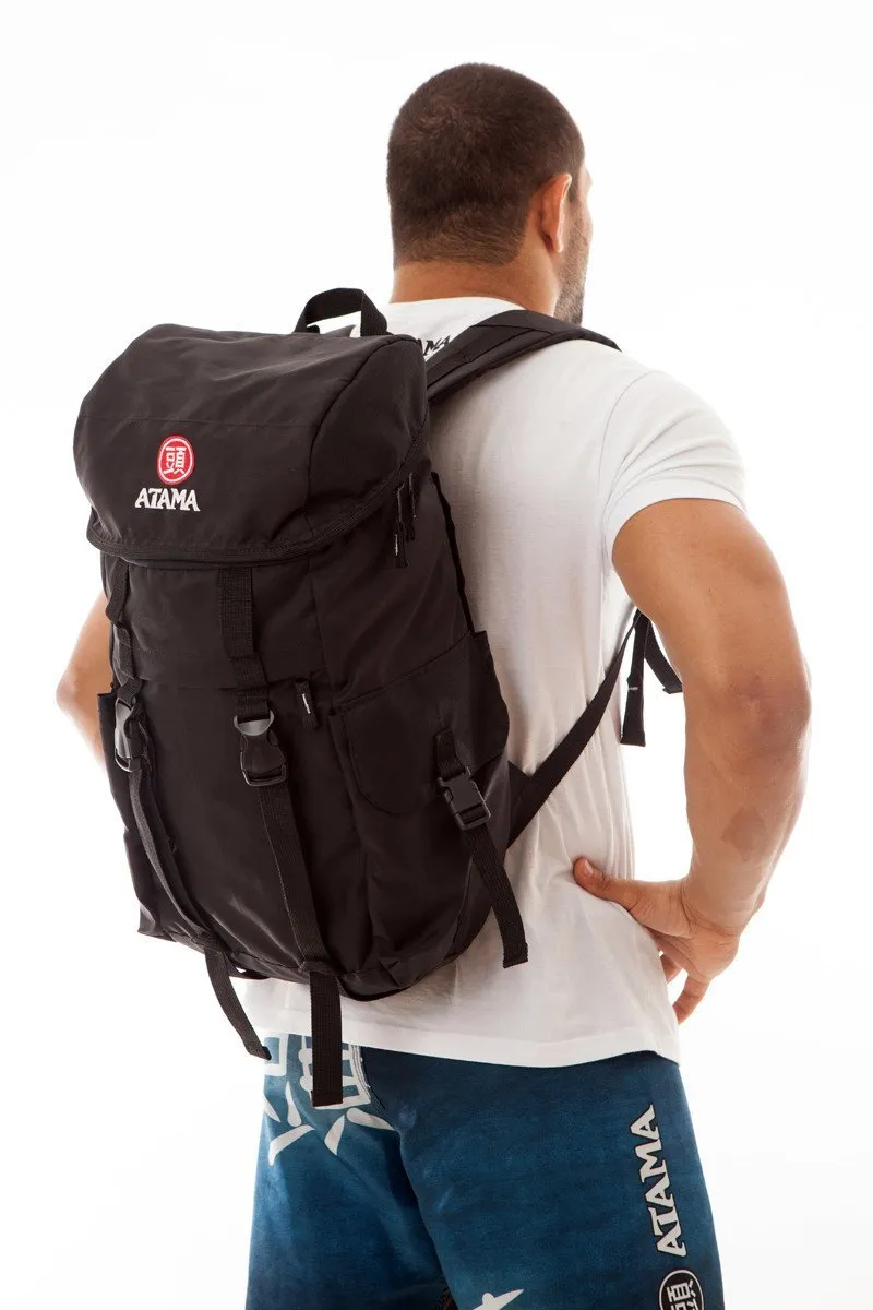 BLACK ATAMA MULTIFUNCTIONAL BACKPACK