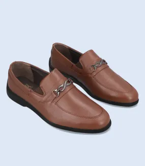 BM5200-TAN-Men Formal Slip-on's