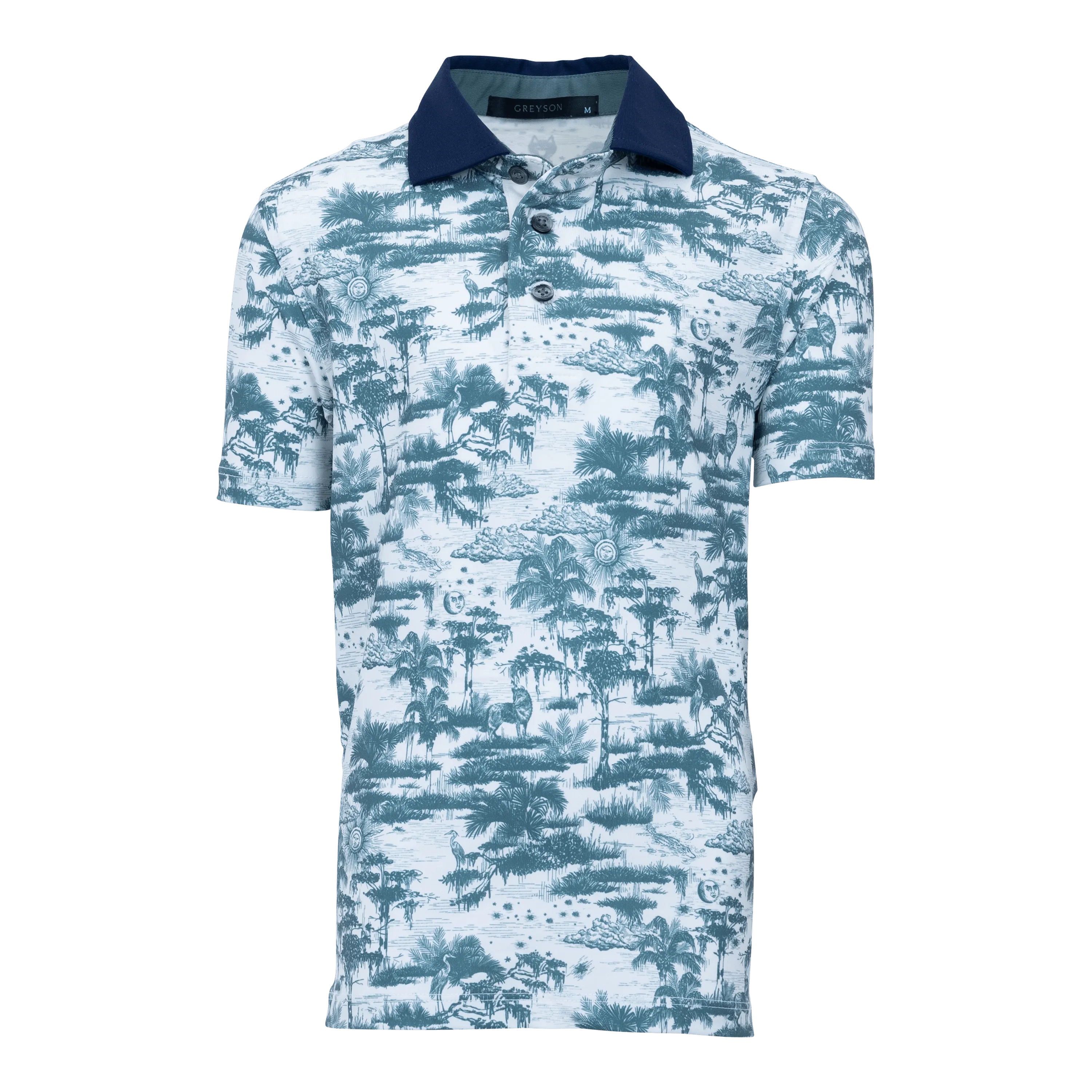 Boy's Mystic Marsh Toile Polo