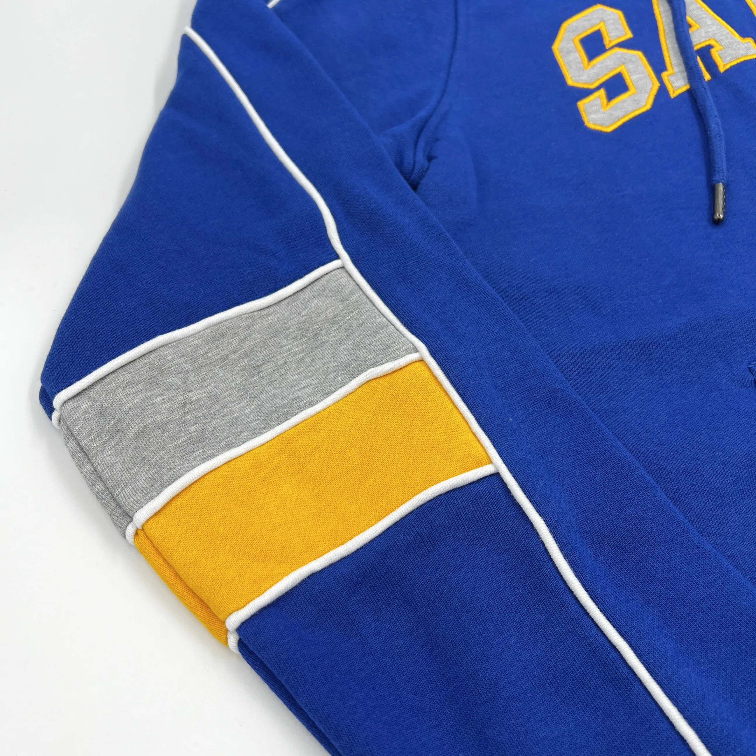 Buffalo Sabres Royal Fleece Captain Starter Hoodie