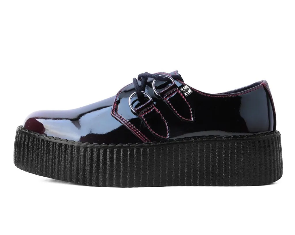 Burgundy Gradient D-Ring Mondo Creeper