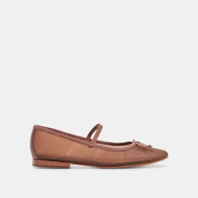 CADEL BALLET FLATS ESPRESSO MESH