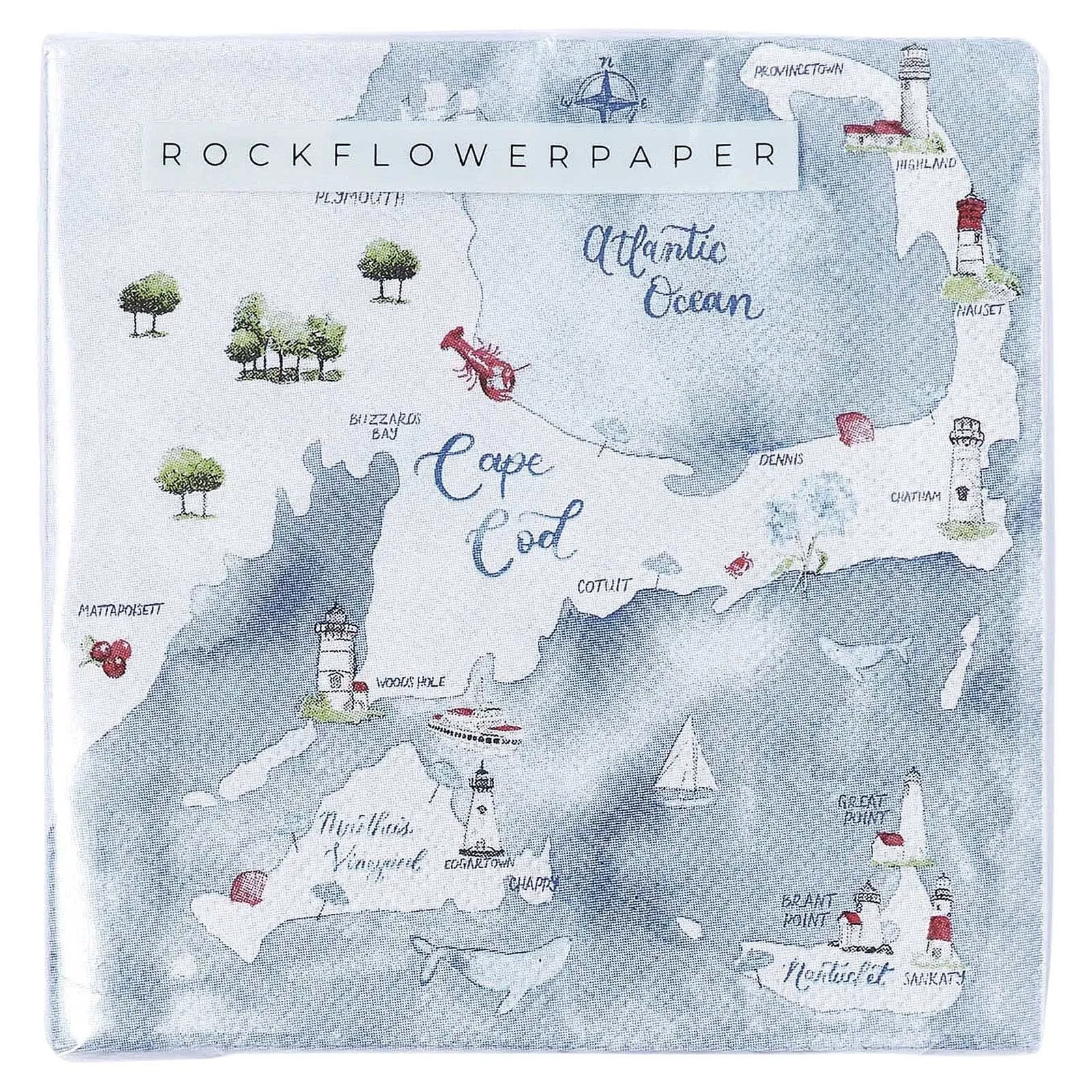 Cape And Islands Paper Cocktail Napkins - Pack of 20