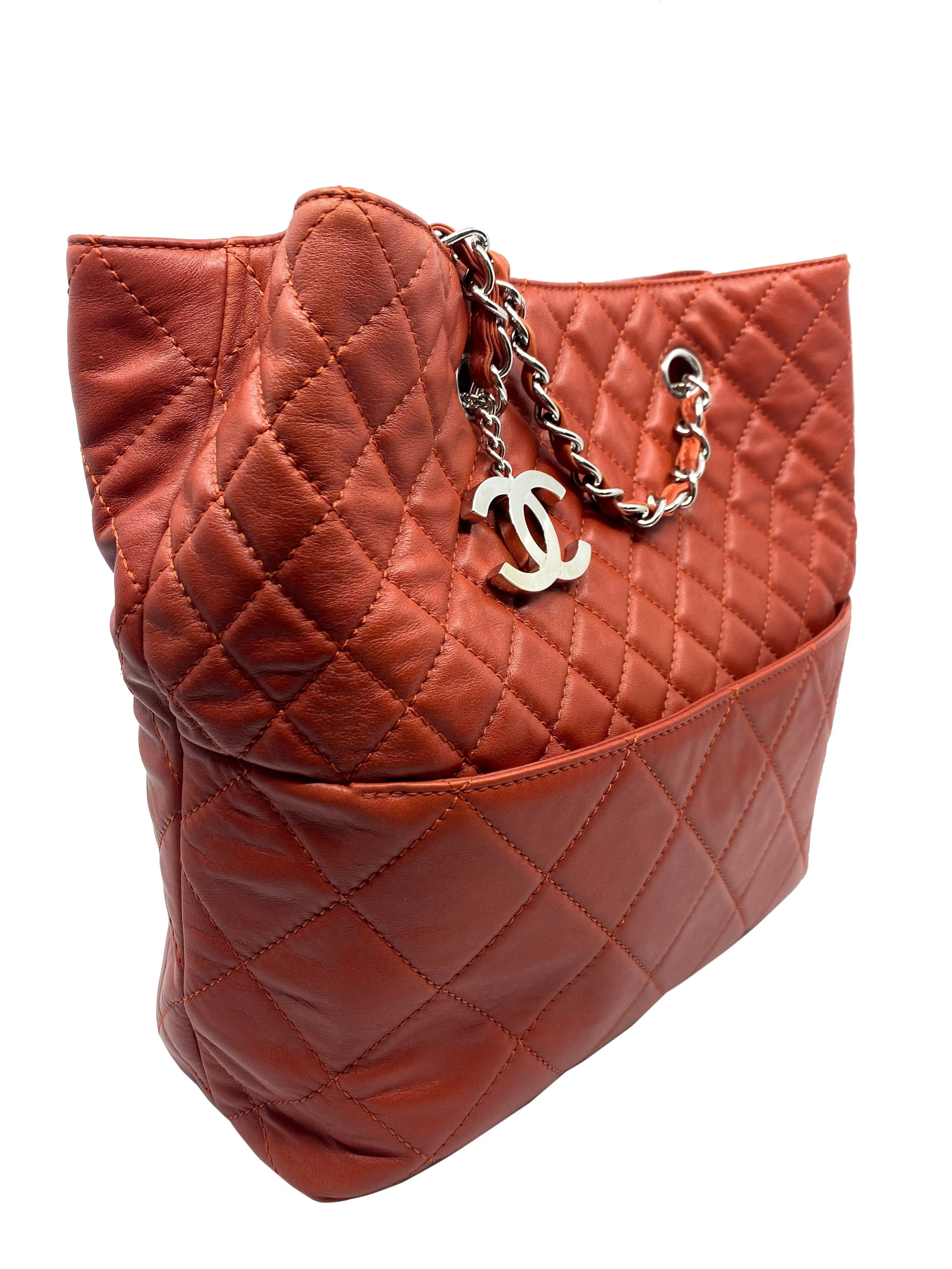 Chanel Vintage Lambskin Quilted Shoulder Bag