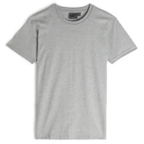 Circular Knit T-Shirt - Heather Grey