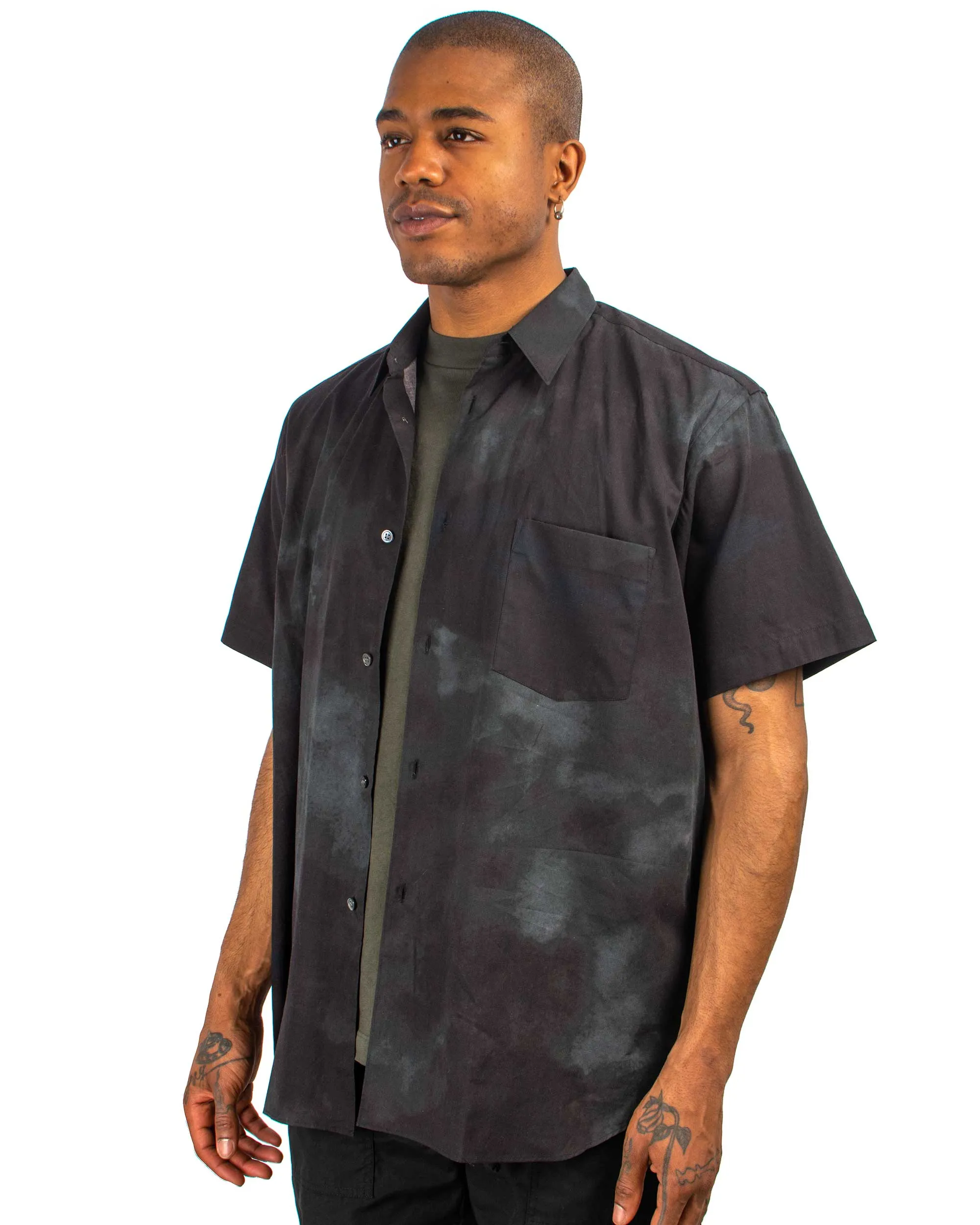 Comme des Garons SHIRT Tie-Dye Shirt Black