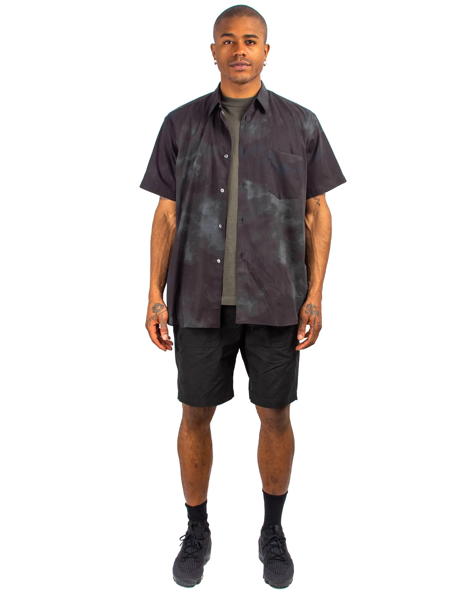 Comme des Garons SHIRT Tie-Dye Shirt Black