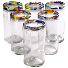 Confetti Rim Perfecto Tumbler - 16 oz - Set of 6