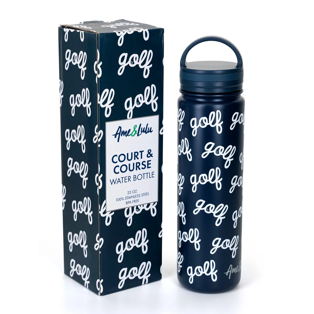 Court & Course Water Bottle