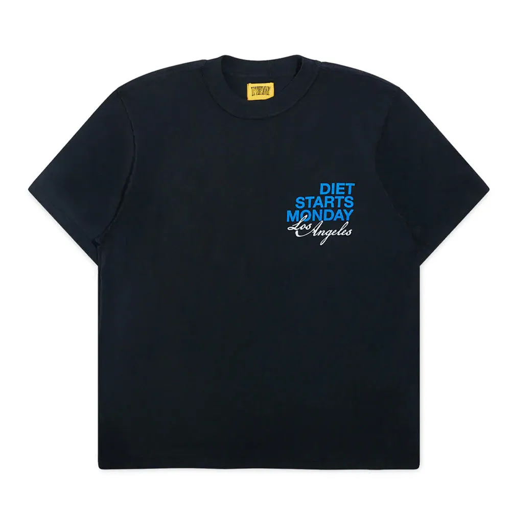 Diet Starts Monday LA SS Tee - Vintage Black