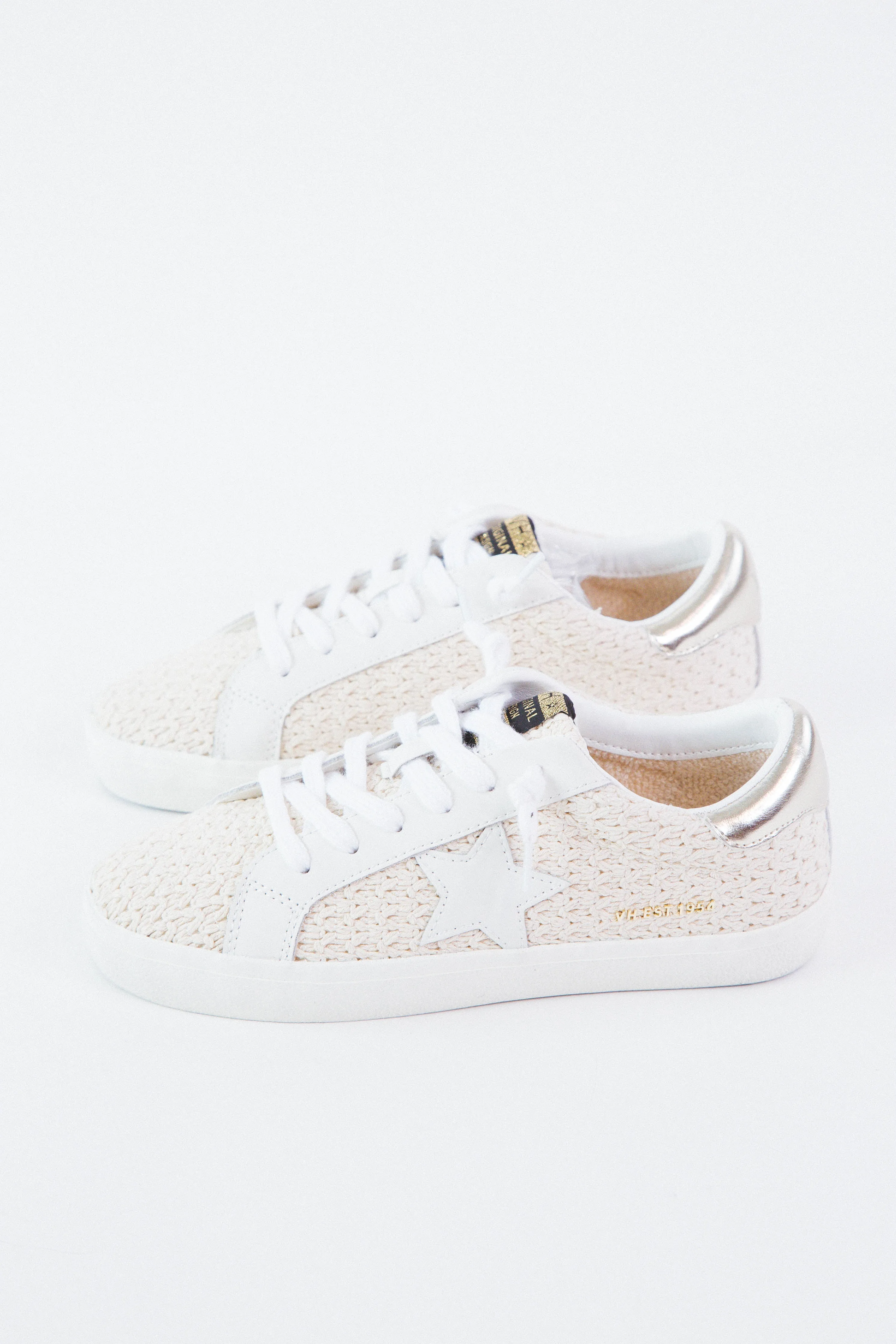 Flair Crochet Sneaker, Light Natural | Vintage Havana