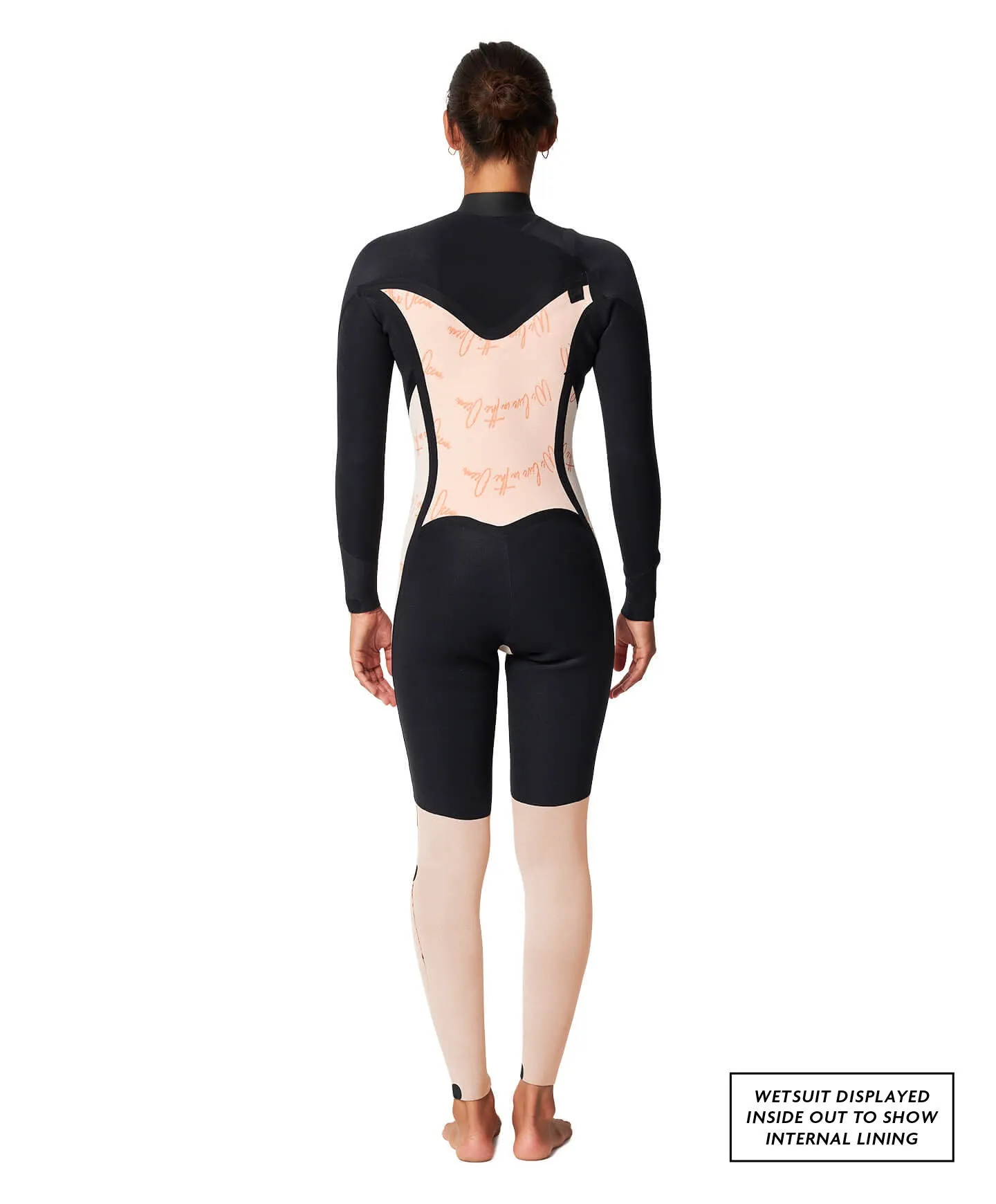 Girl's Bahia 3/2mm Steamer Back Zip Wetsuit - Lost Palms