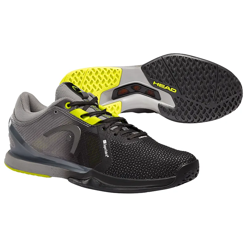 Head Sprint 3.0 SF Tennis Shoes - Black/Yellow