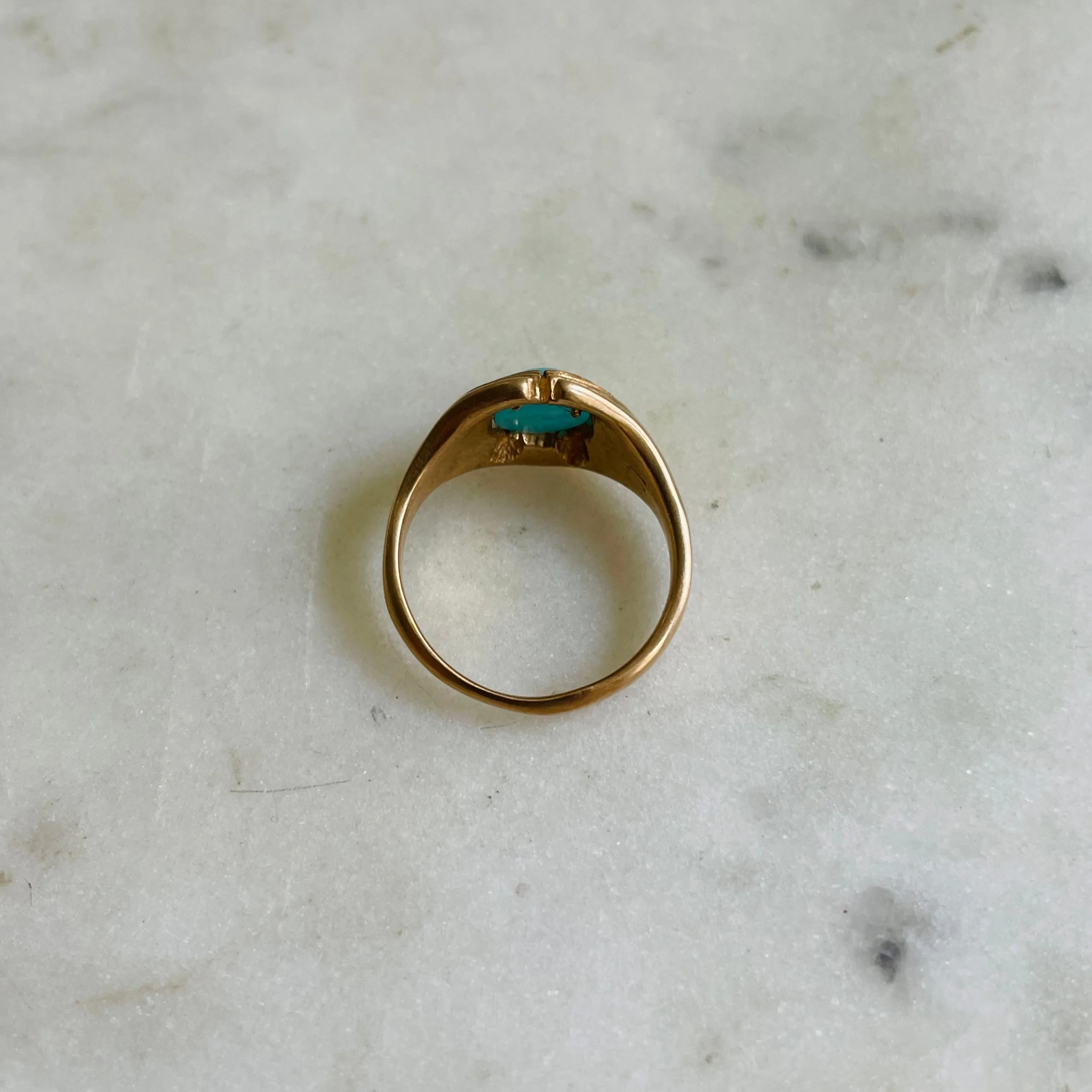 HELD RING — AMAZONITE