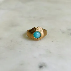 HELD RING — AMAZONITE