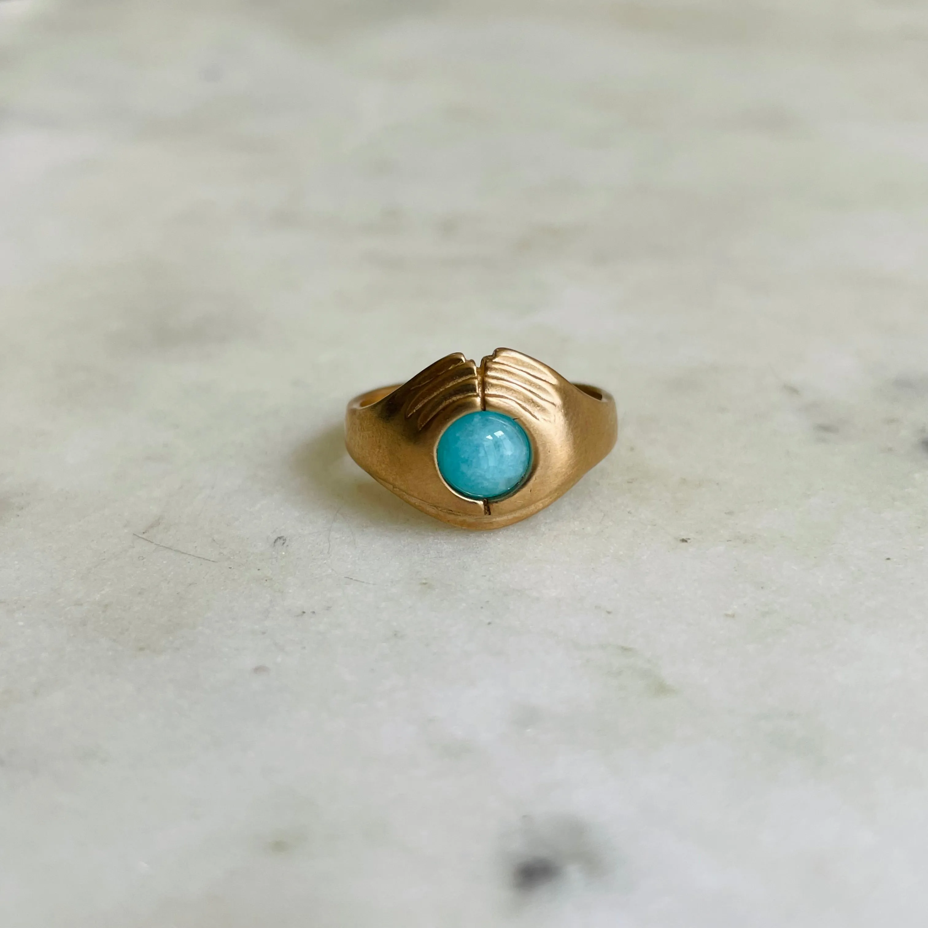 HELD RING — AMAZONITE