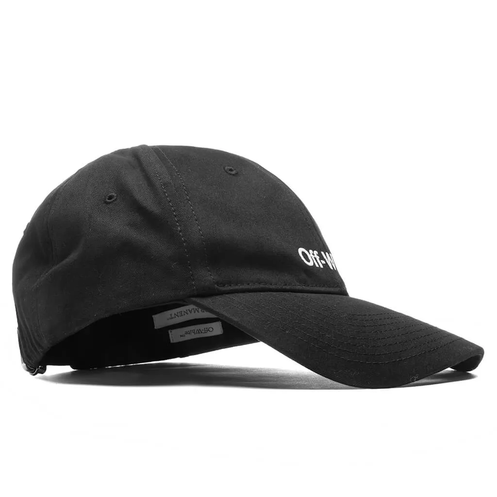 Helvetica Baseball Cap - Black/White