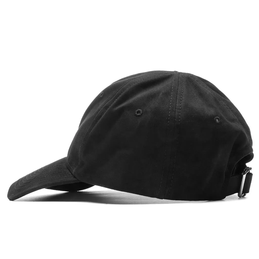 Helvetica Baseball Cap - Black/White