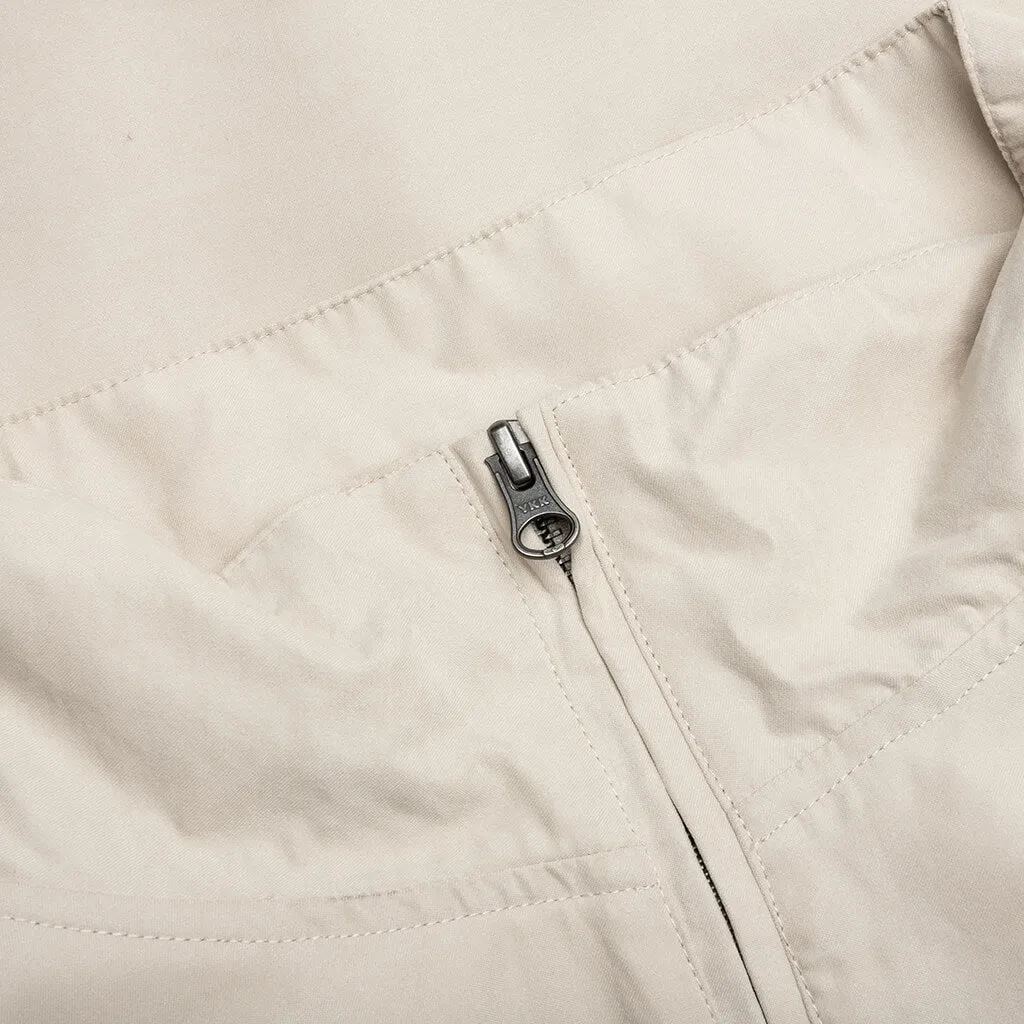 HTG Branded Quarter Zip - Bone