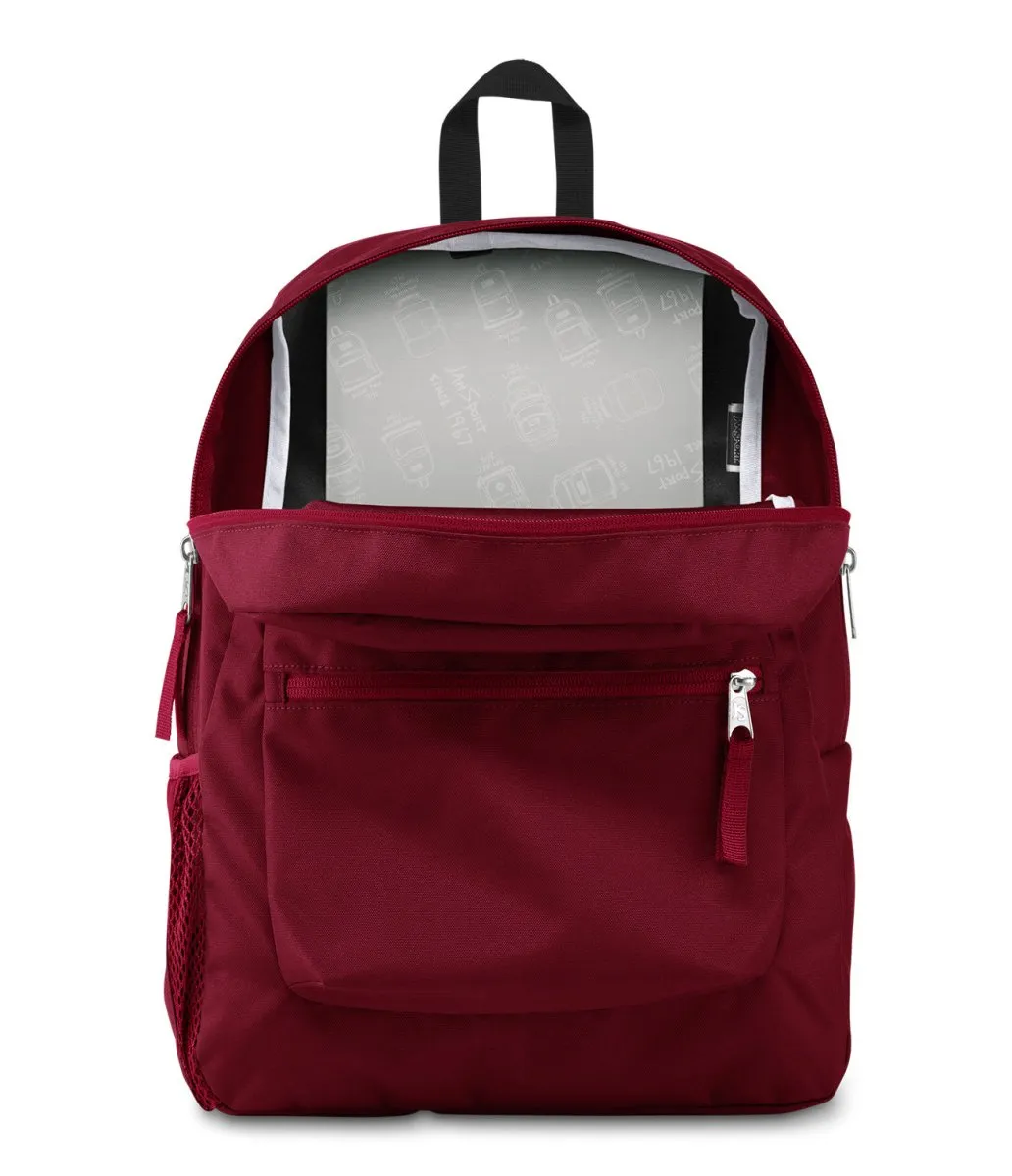 JANSPORT CROSSTOWN RED BACKPACK