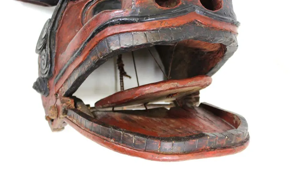 Japanese Edo Period Lion Mask