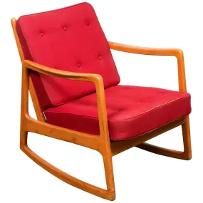 John Stuart American Mid-Century Modern Rocking Chair