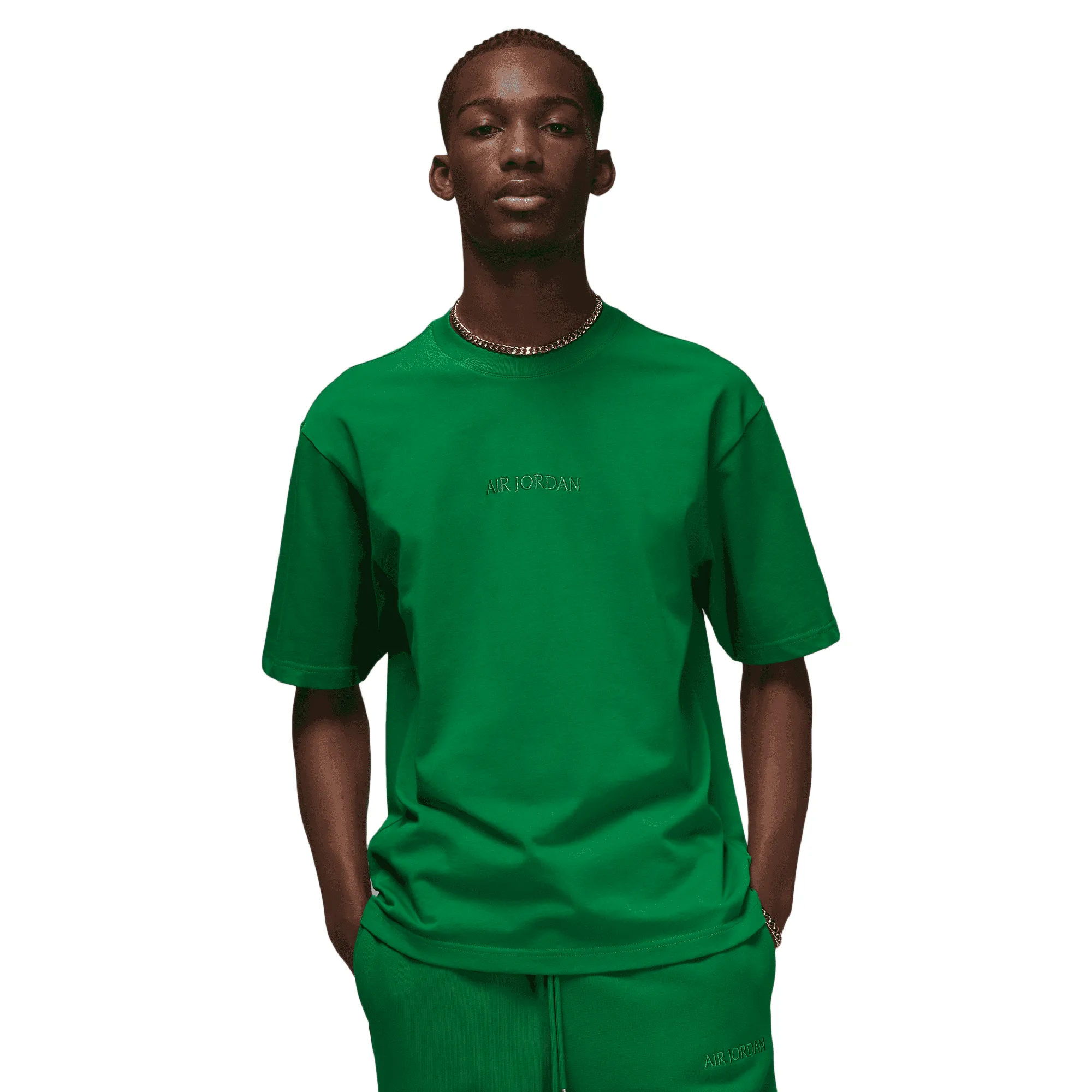 Jordan Air Jordan Wordmark Tee Pine Green FJ1969-302