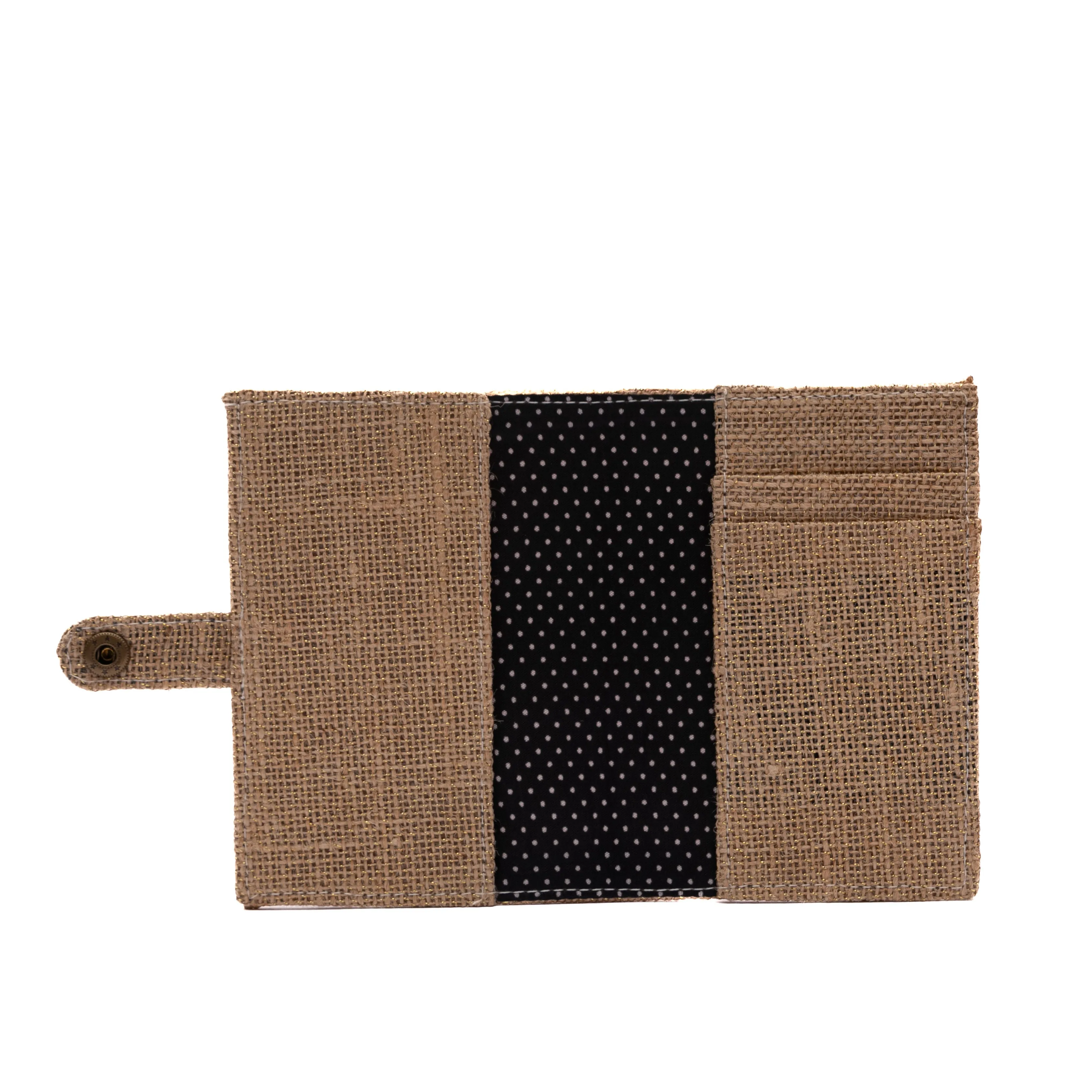 Jute pop passport cover