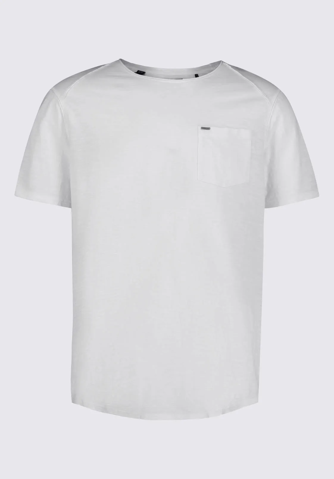 Kamizo Men's Pocket T-shirt in White - BM24346