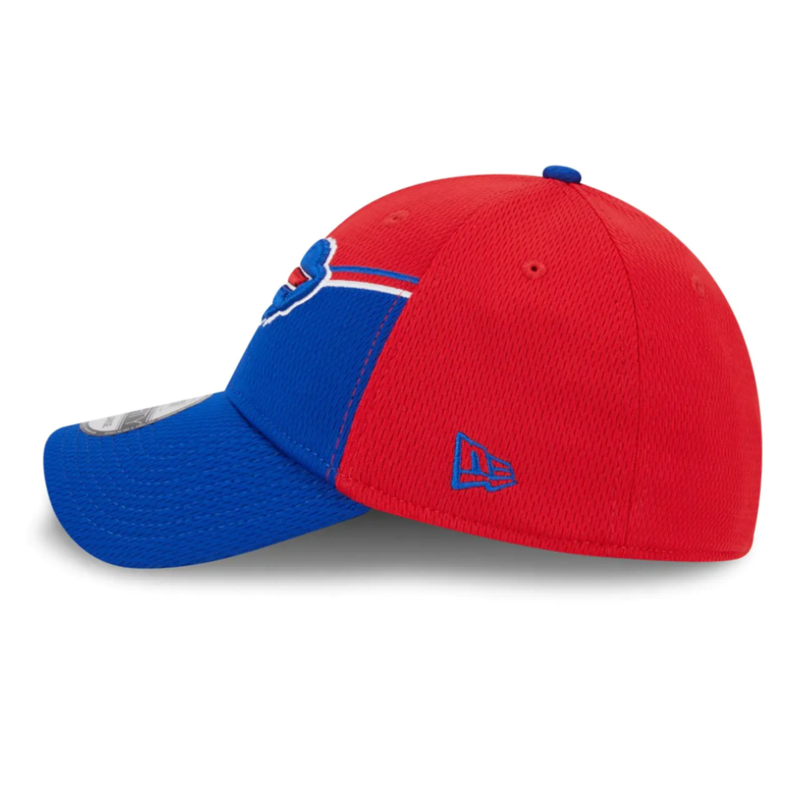 Kids New Era Bills Red/Royal 2023 Sideline 39THIRTY Hat