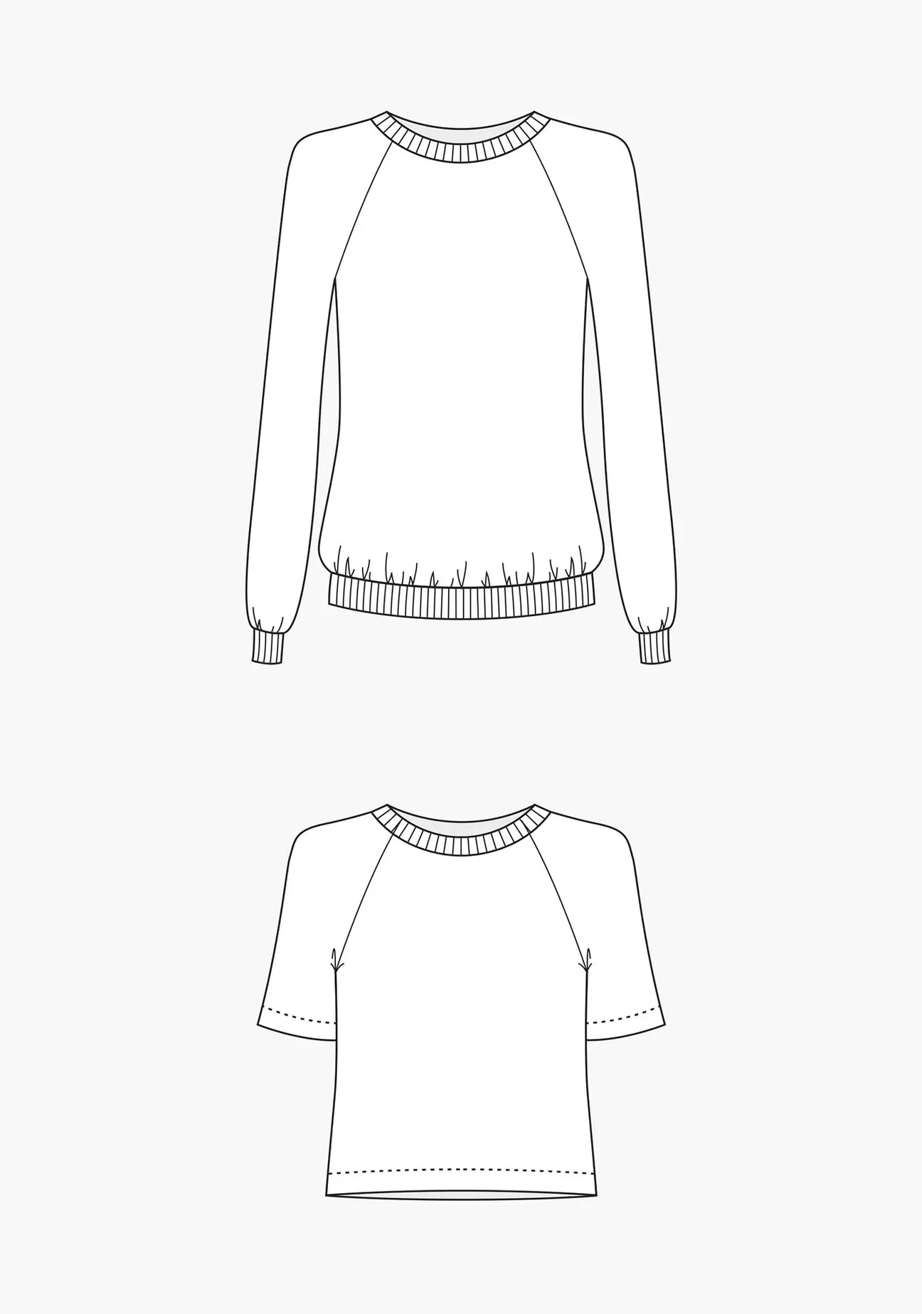 Linden Sweatshirt Sewing Pattern by Grainline Studios Patterns