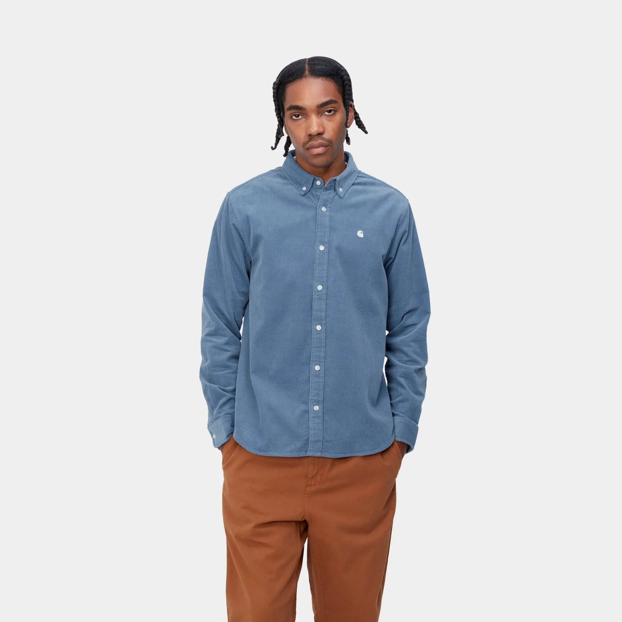 Madison Fine Cord Shirt | Sorrent / Wax