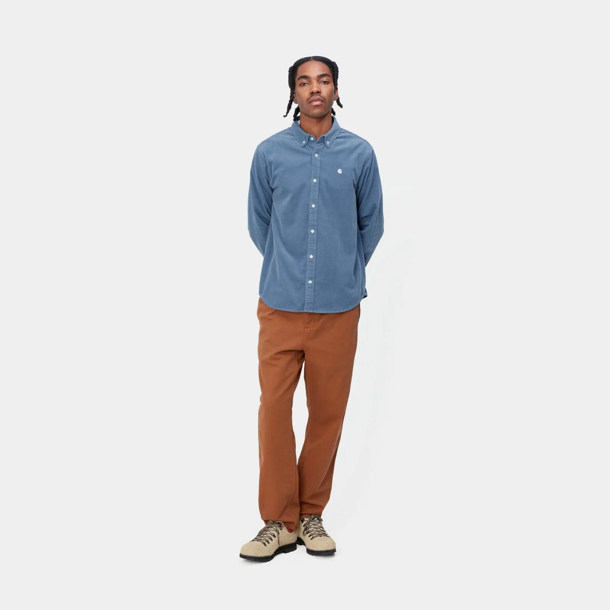 Madison Fine Cord Shirt | Sorrent / Wax