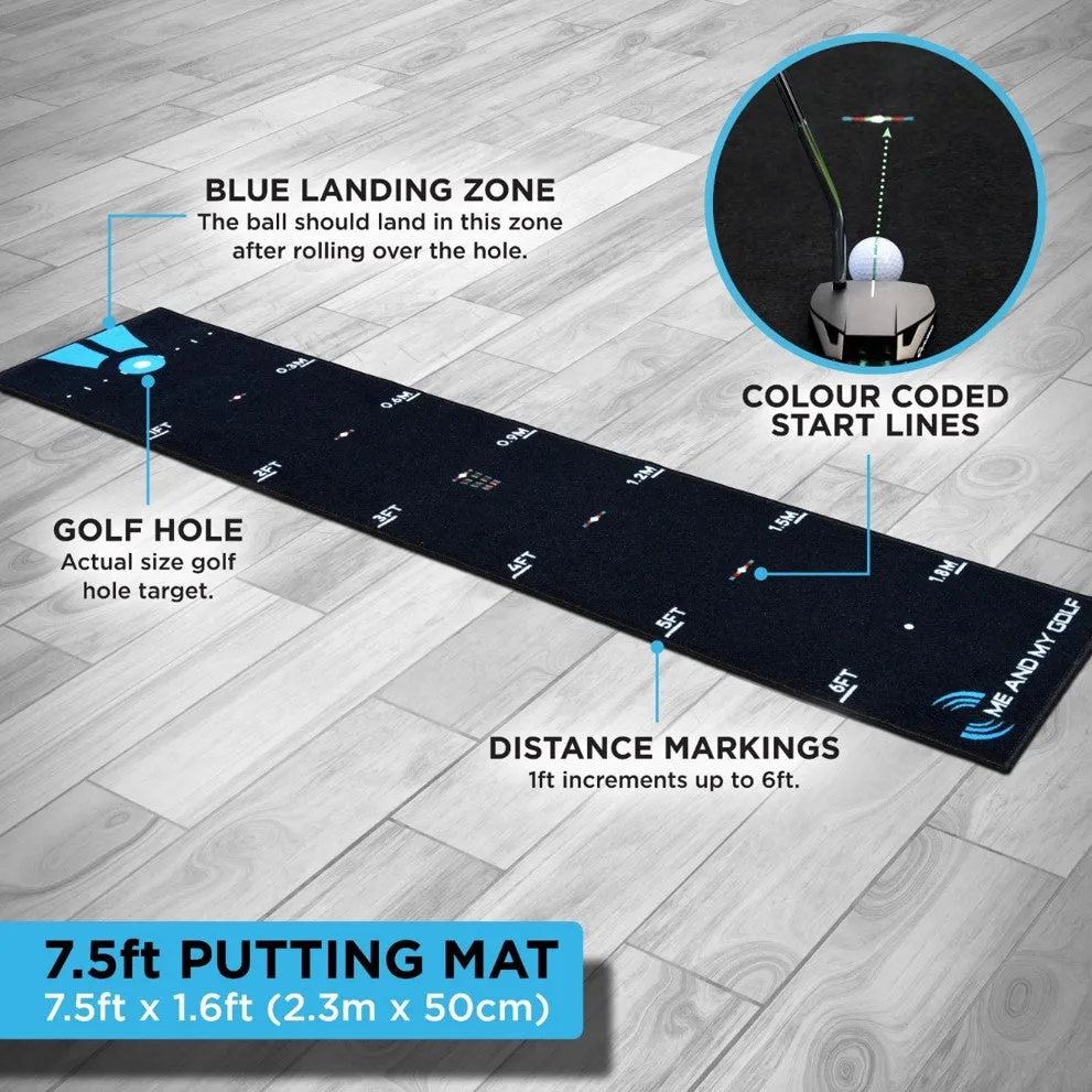 Me and My Golf The Breaking Ball Putting Mat 7.5FT / 2.3M