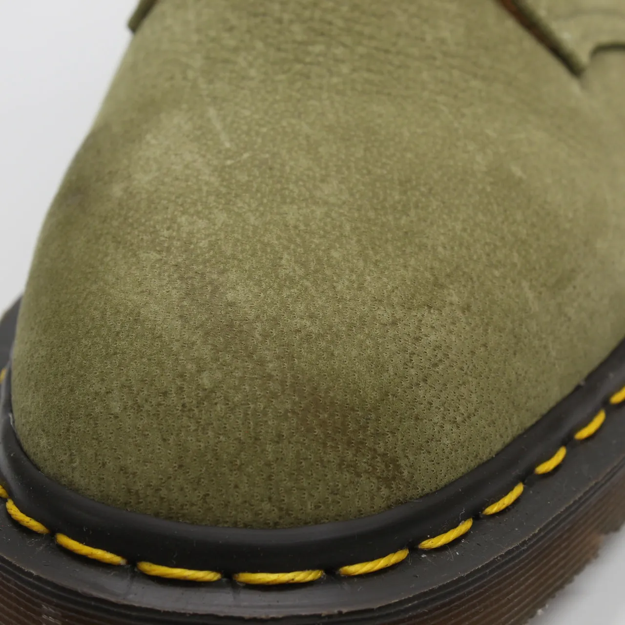 Mens Dr. Martens 1461 3 Eye Shoe Mie Green Nubuck Uk Size 10