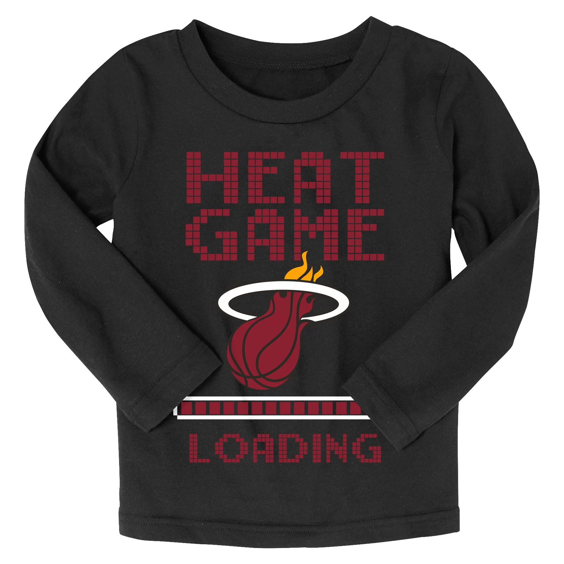 Miami HEAT Loading Up  Long Sleeve Kids Girl Tee