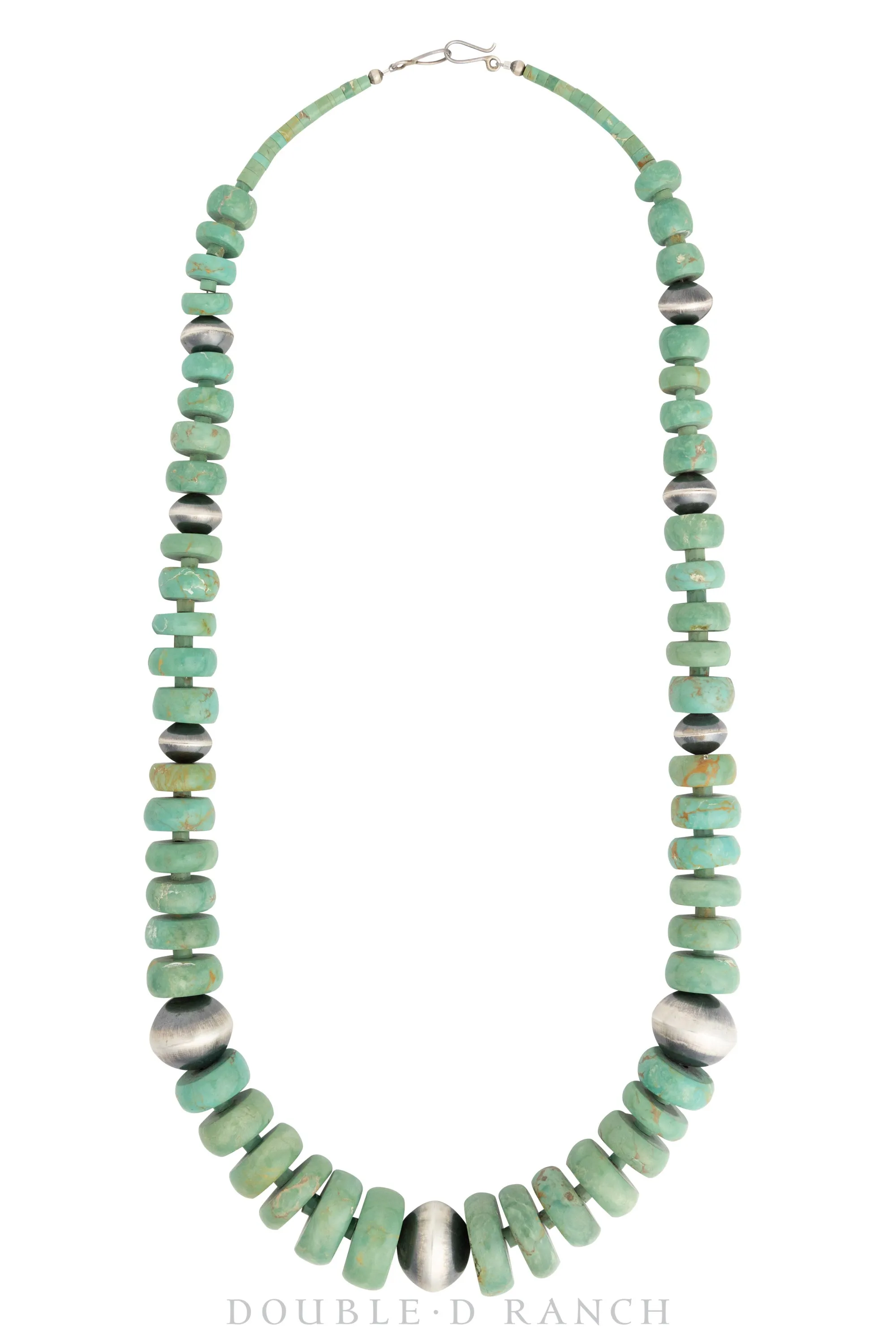 Necklace, Natural Stone, Turquoise, Vintage, 2996