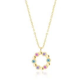 Necklace "Blossom Colours" 925 Silver