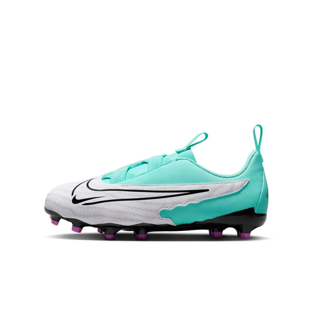 Nike Phantom GX Academy FG/MG Jnr Football Boots (Hyper Turquoise/Black/Fuschia Dream)