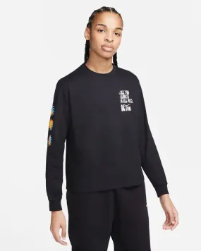 Nike SB Be True Long Sleeve Tee Black Xavier Schipani Women's Sizing