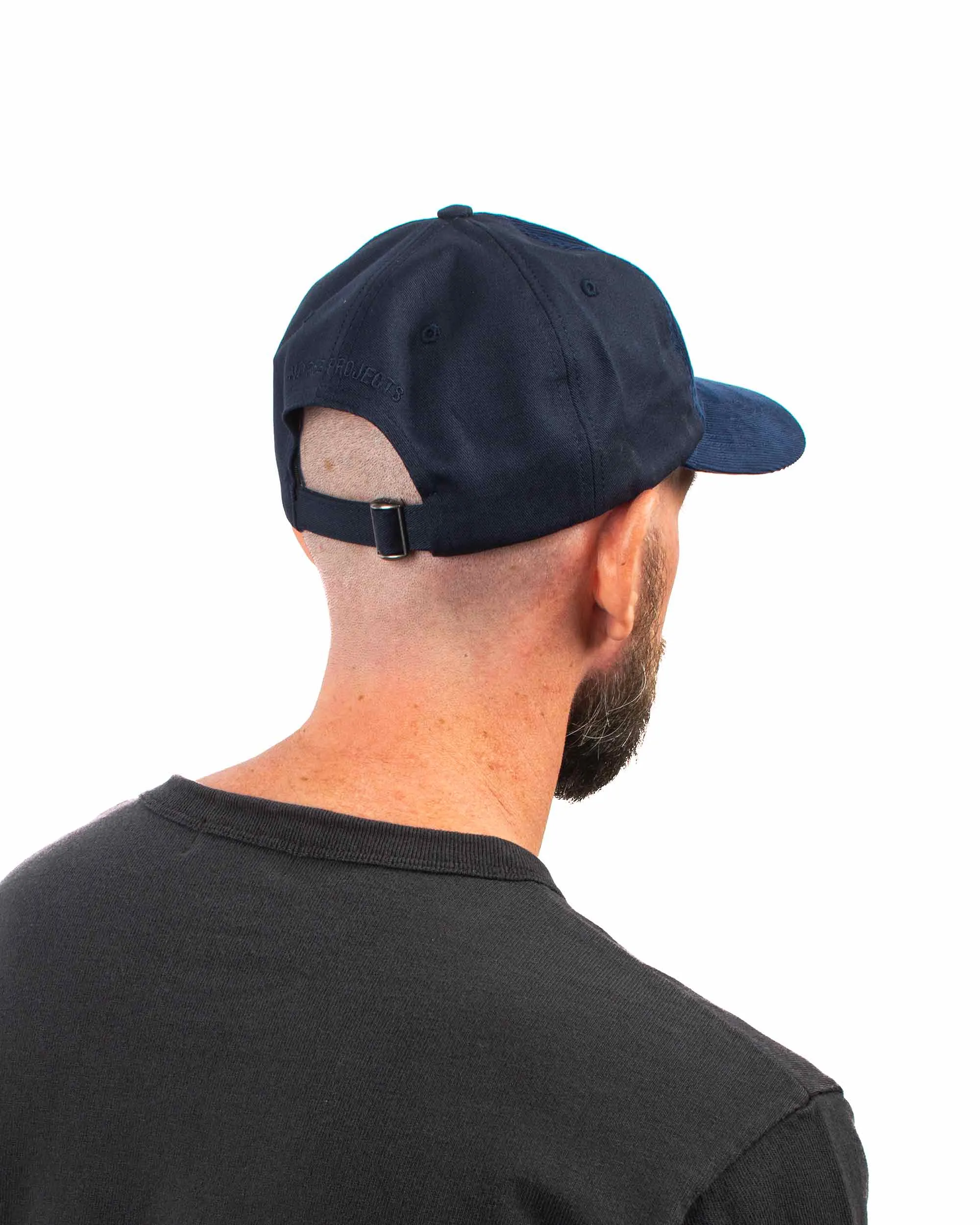 Norse Projects Cord Twill Sports Cap Navy