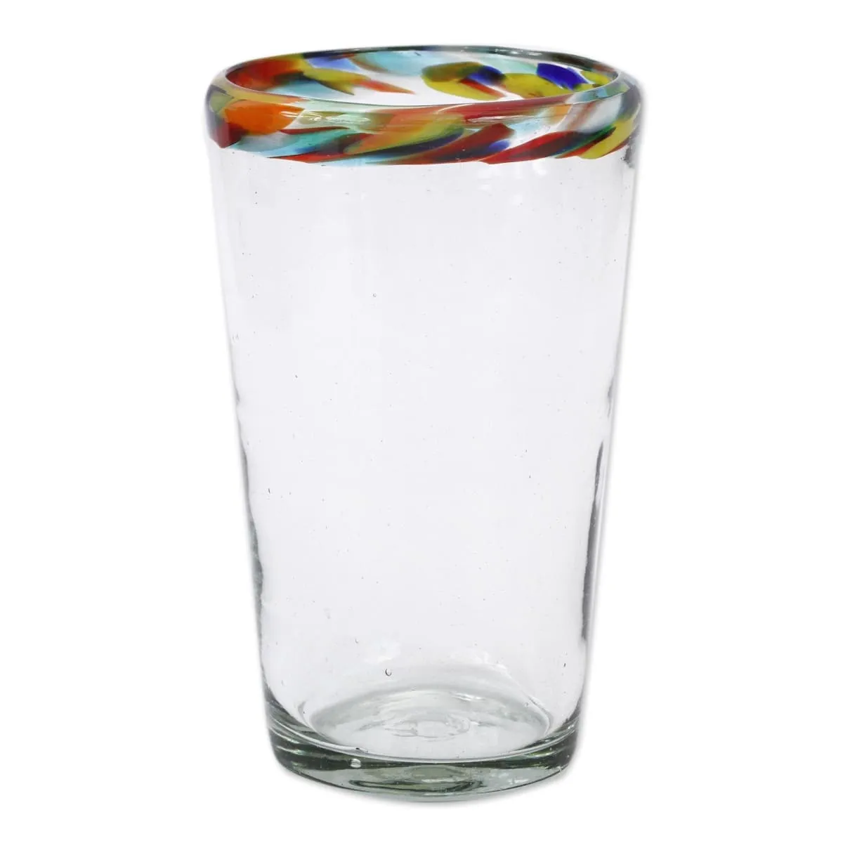 Novica Confetti Path Blown Glass Tumblers (Set Of 6)