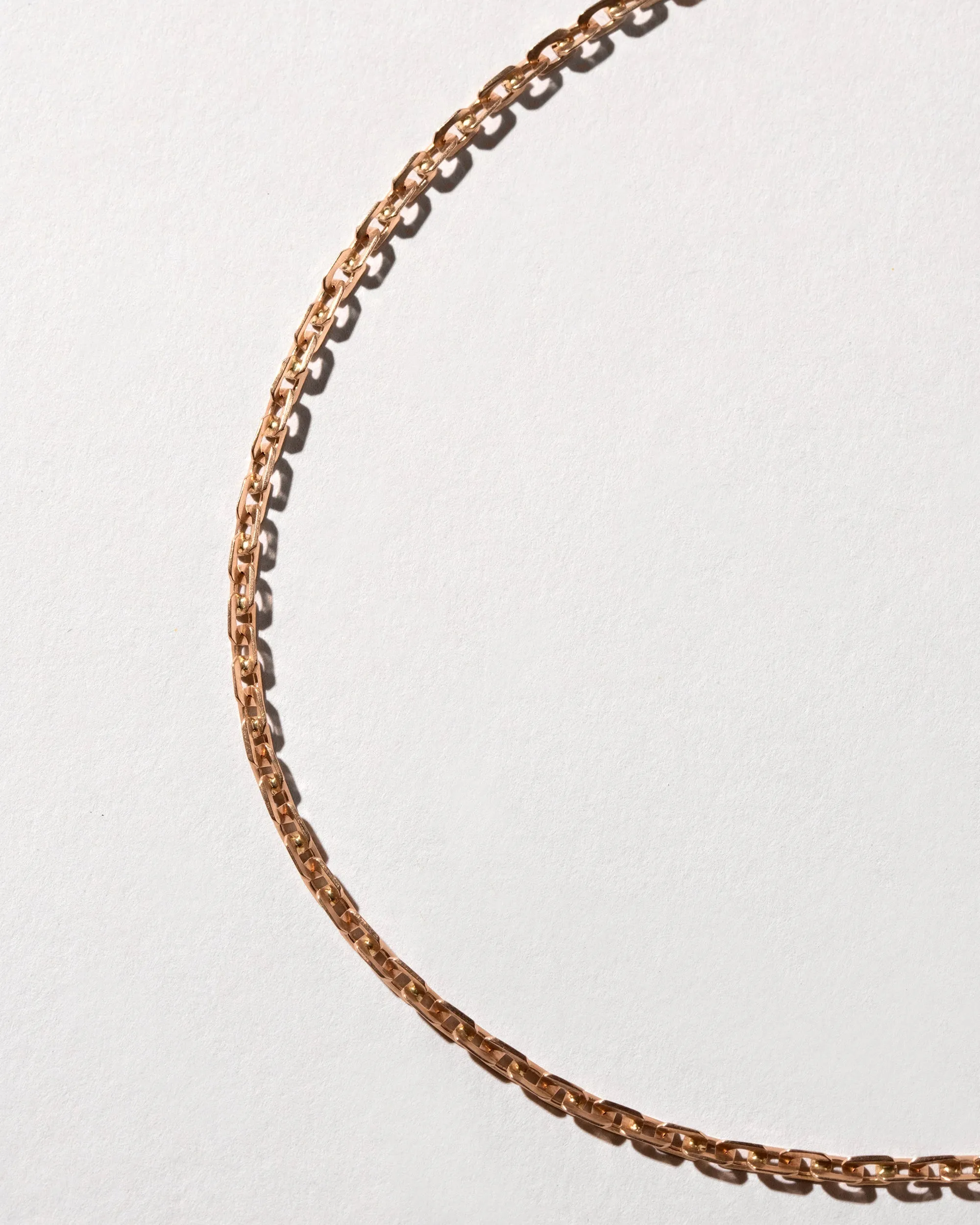 Oval Box Chain Necklace